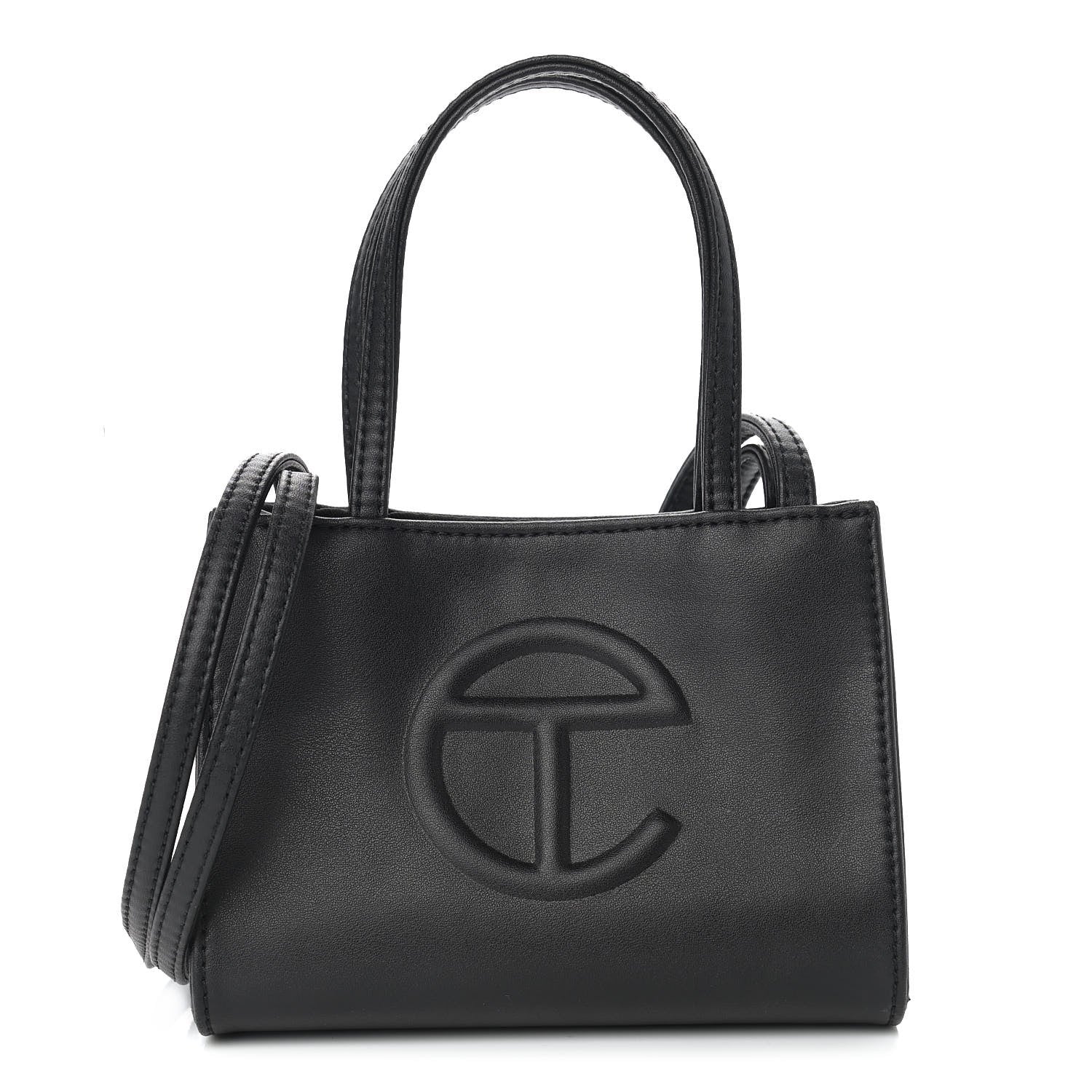 Telfar Vegan Leather Small Shopping Bag Black 1 of 13