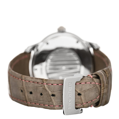 Audemars Piguet Stainless Steel Alligator Diamond Bezel 41mm Millenary Power Reserve Automatic Watch 77301ST.ZZ.D009CR.01 3 of 4