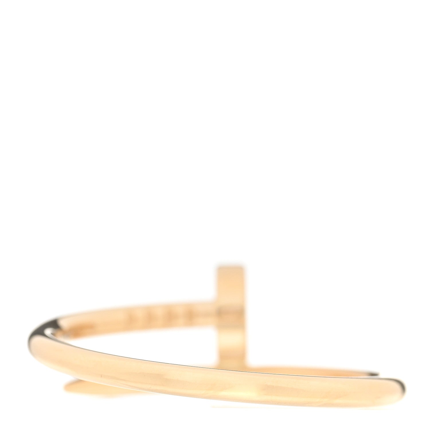 Cartier 18K Yellow Gold Small Juste Un Clou Ring 56 7.5 3 of 5