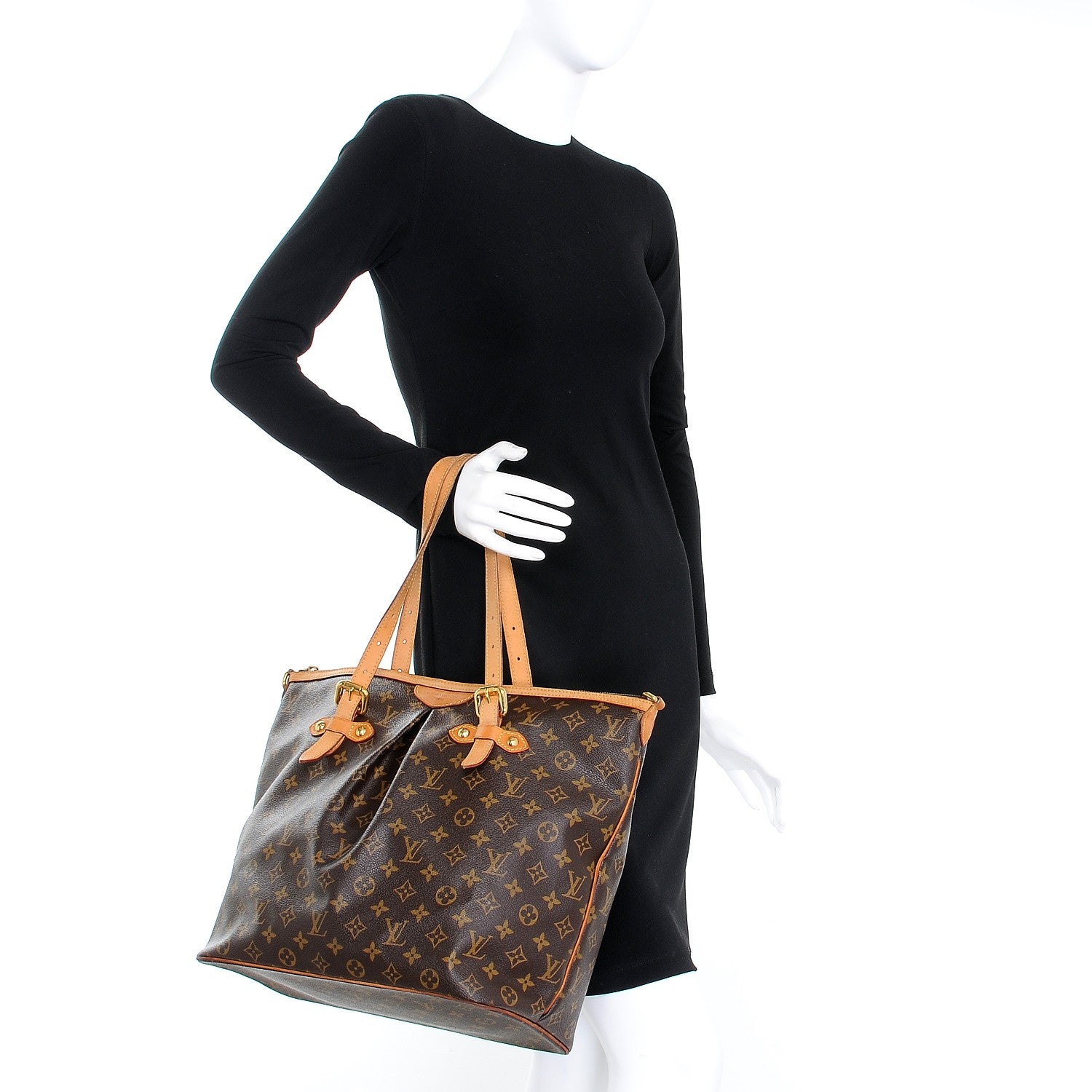 Louis Vuitton Monogram Palermo GM 3 of 21