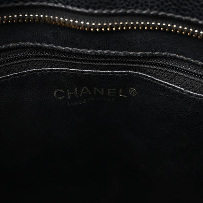 Chanel Caviar Quilted Medallion Tote Black 6 of 11