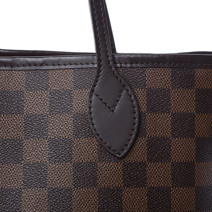 Louis Vuitton Damier Ebene Neo Neverfull MM Rose Ballerine 11 of 15