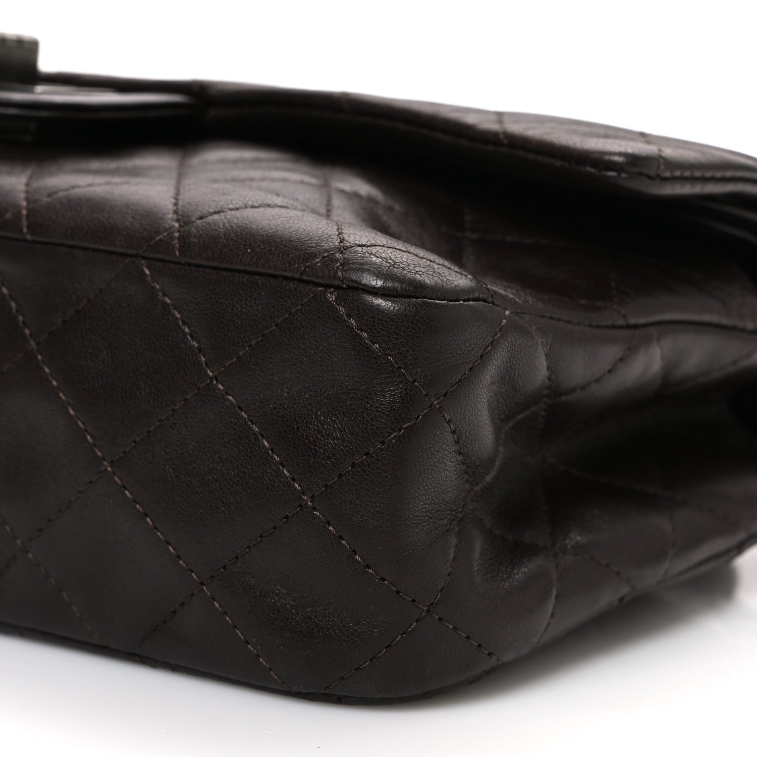 Chanel Lambskin Quilted Medium Hybrid Reissue Flap Brown 11 of 13