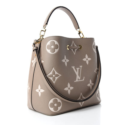 Louis Vuitton Empreinte Monogram Giant Neonoe MM Tourterelle Creme 3 of 11