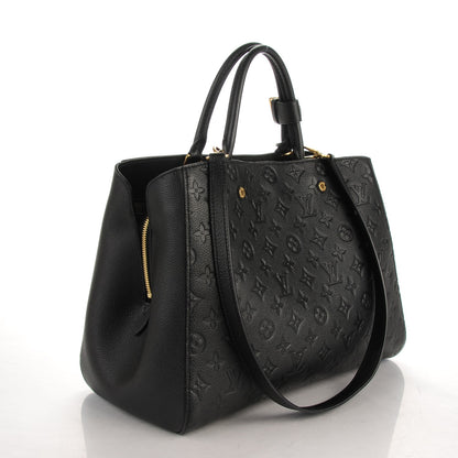 Louis Vuitton Empreinte Montaigne GM Black 3 of 7