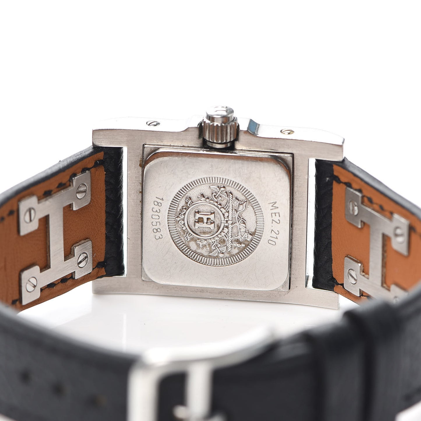 Stainless Steel Epsom 23mm Medor Quartz Watch Noir