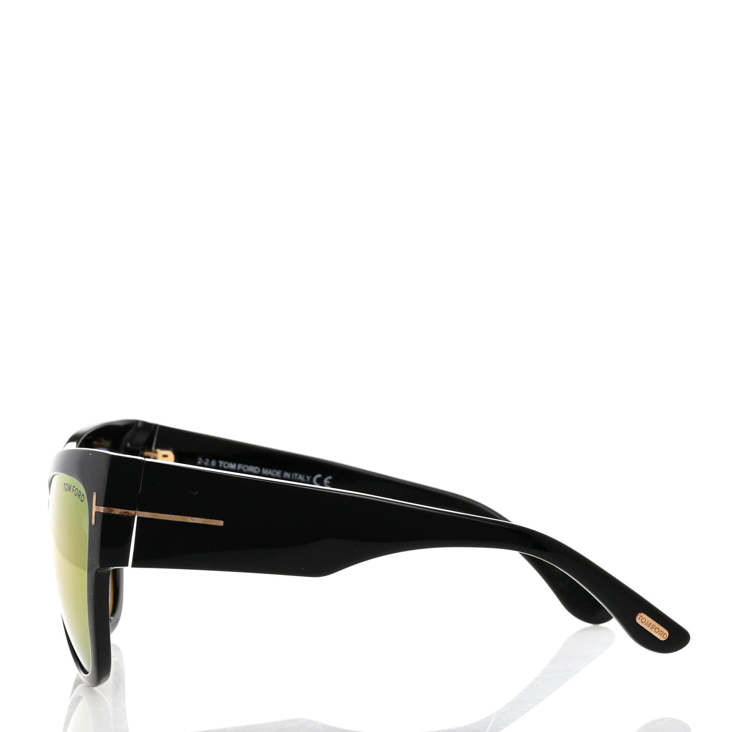 Acetate Anoushka Cat Eye Sunglasses TF371 Black