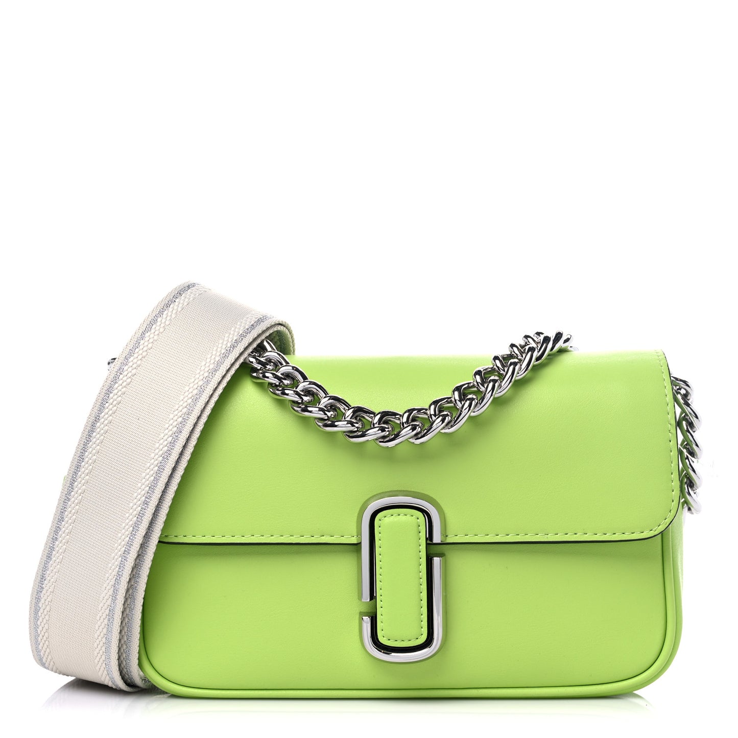 Calfskin The J Marc Shoulder Bag Green Glow