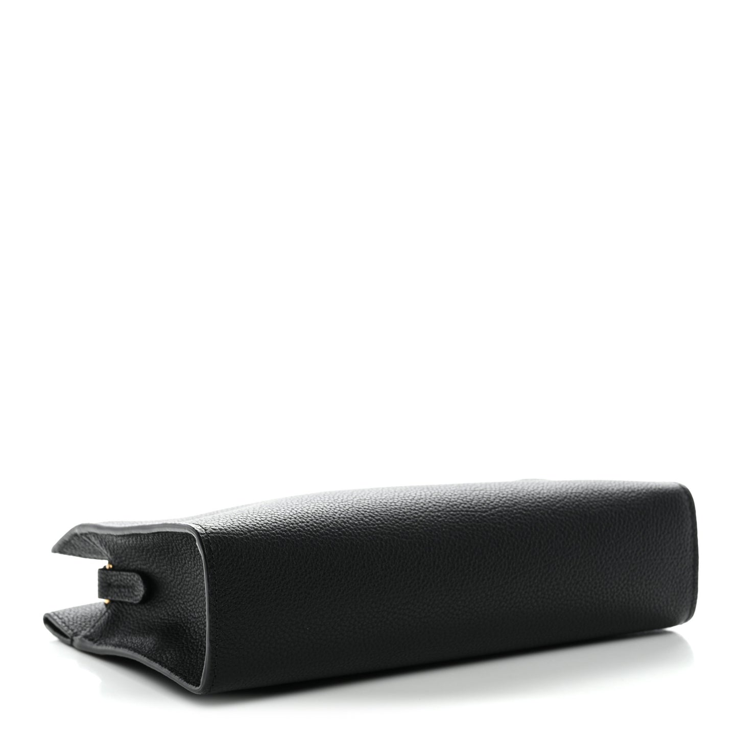 Grainy Calfskin Nova Check Small Cotswolds Pouch Black