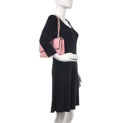 Chanel Iridescent Caviar Quilted Medium Double Flap Rose Pink 2 of 9