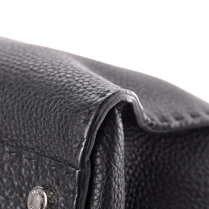 Fendi Cuoio Romano Selleria Bi-Color Large Peekaboo Iconic Satchel Black Mou 16 of 17