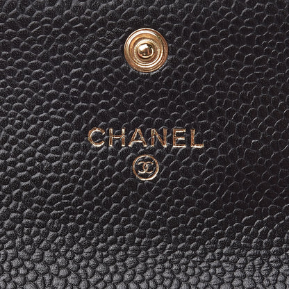 Chanel Caviar Quilted Flap Card Holder Black 6 of 8