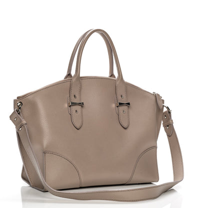 Alexander McQueen Grained Calfskin Legend Satchel Pearl 3 of 12