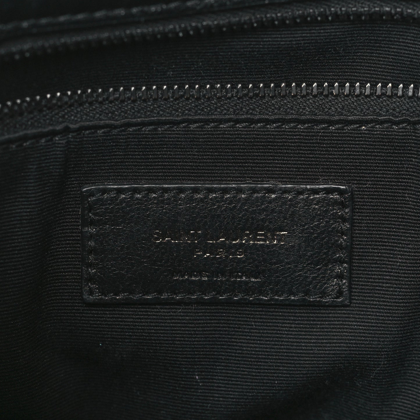 Crinkled Calfskin Matelasse Monogram Medium Niki Chain Satchel Black