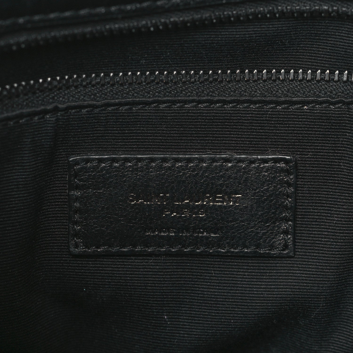 Saint Laurent Crinkled Calfskin Matelasse Monogram Medium Niki Chain Satchel Black 6 of 10