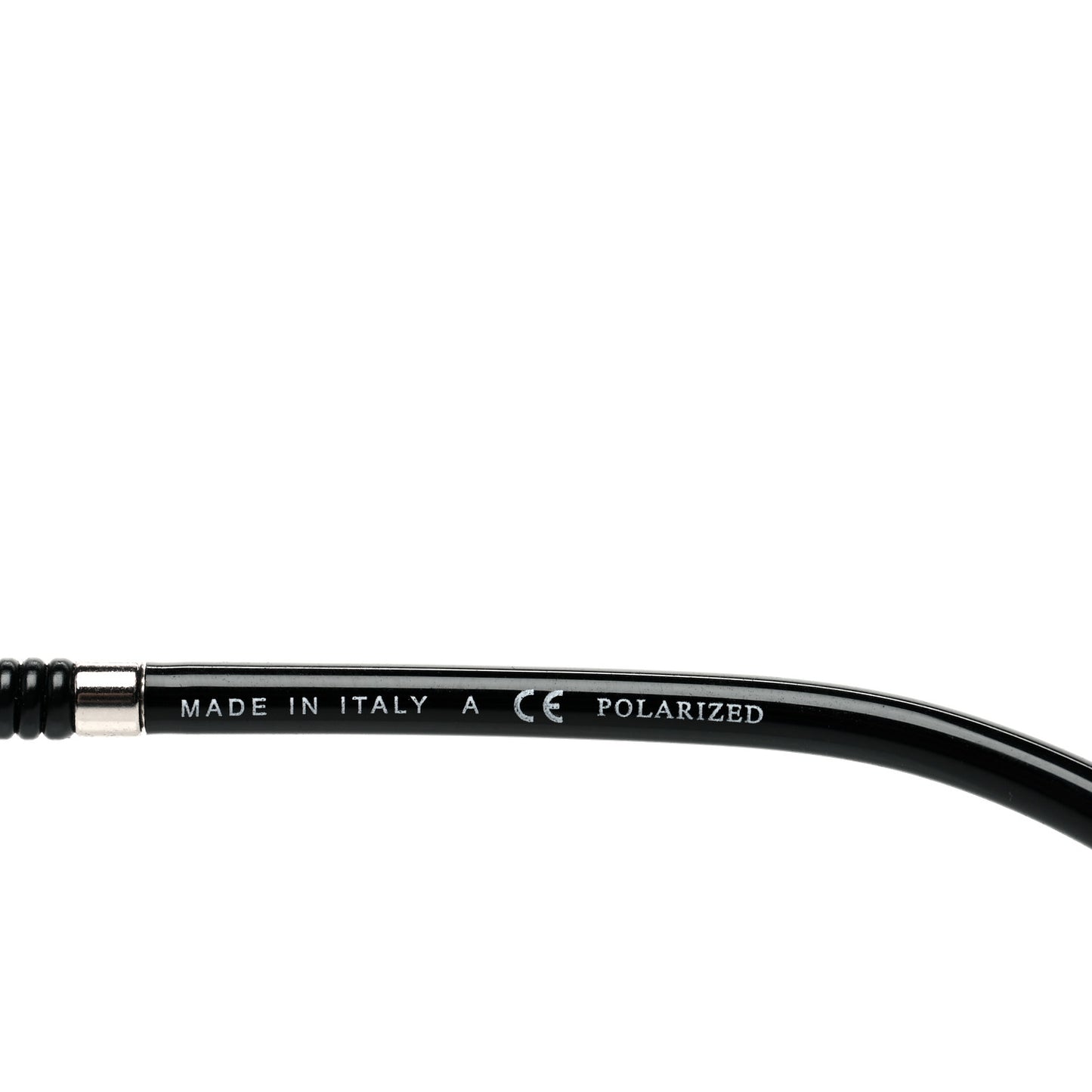 Metal Lambskin Polarized Pilot Fall Sunglasses 4227-Q Black