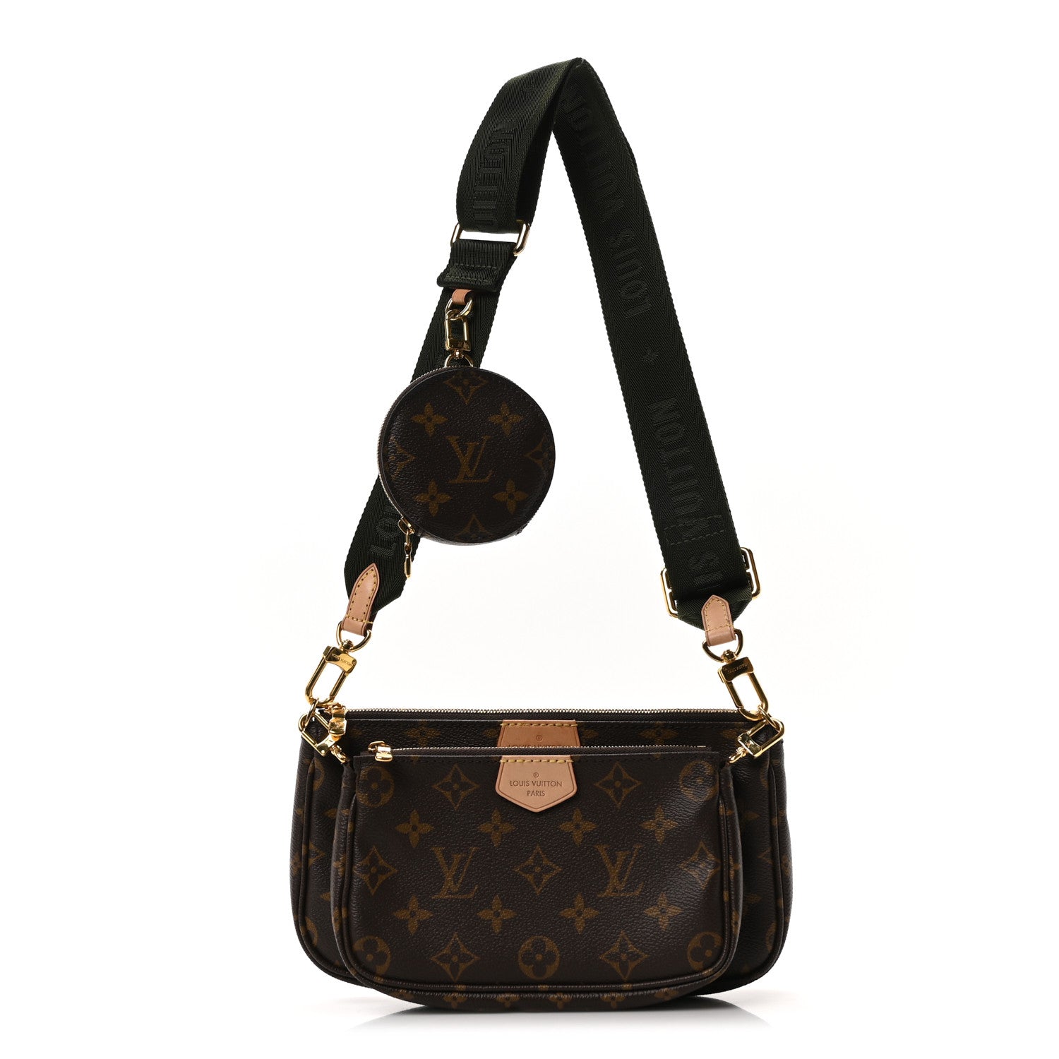 Louis Vuitton Monogram Multi Pochette Accessories Kaki 1 of 9