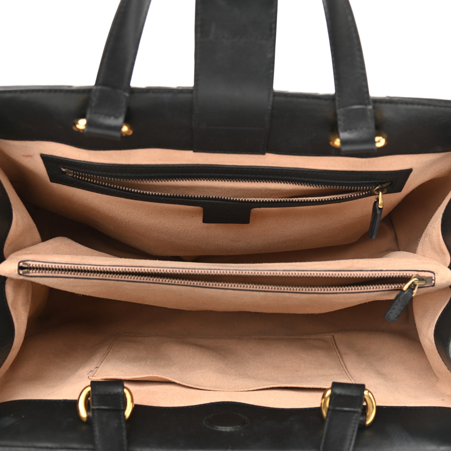 Gucci Calfskin Matelasse Medium GG Marmont Tote Black 5 of 13