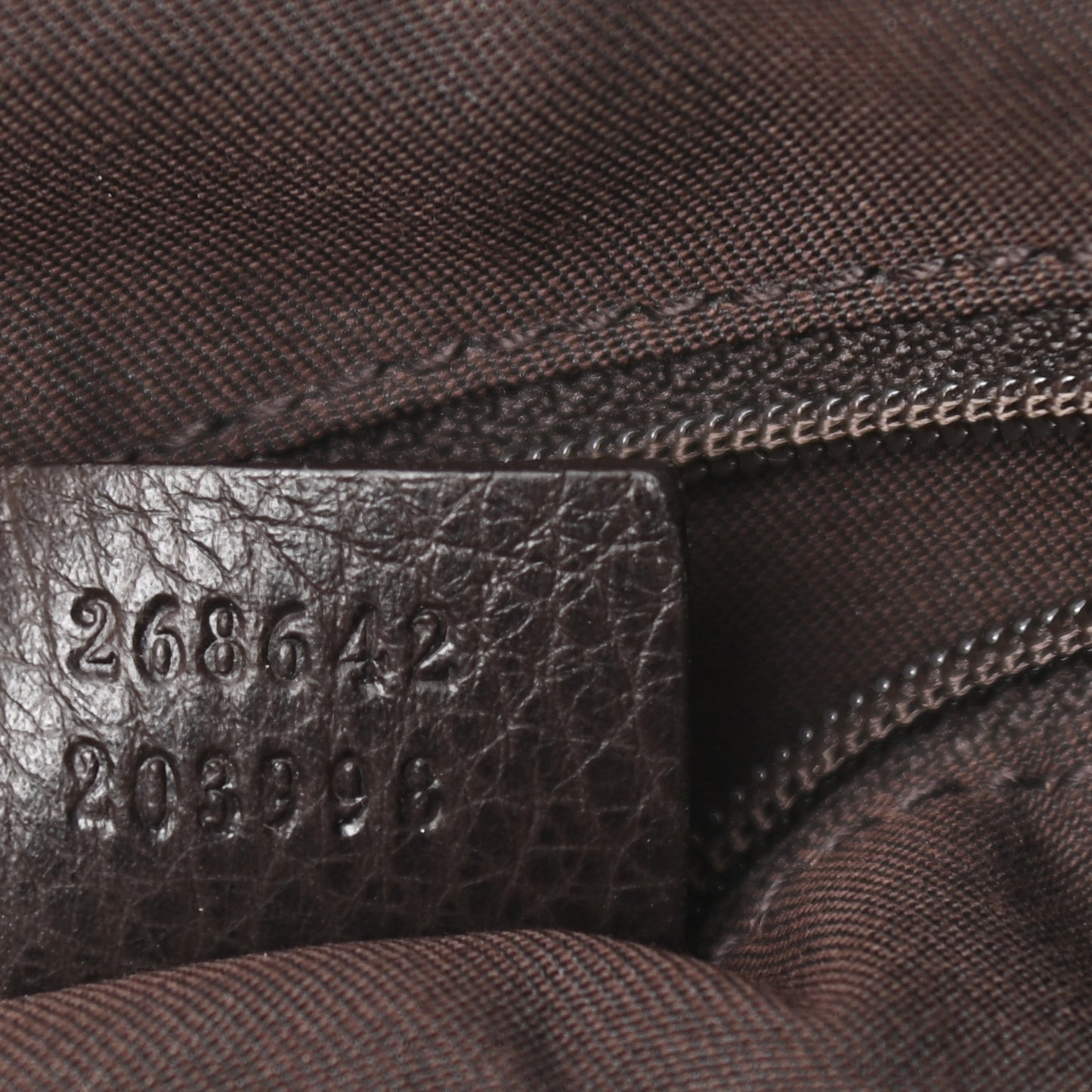 Denim Monogram Abbey Messenger Bag Dark Brown