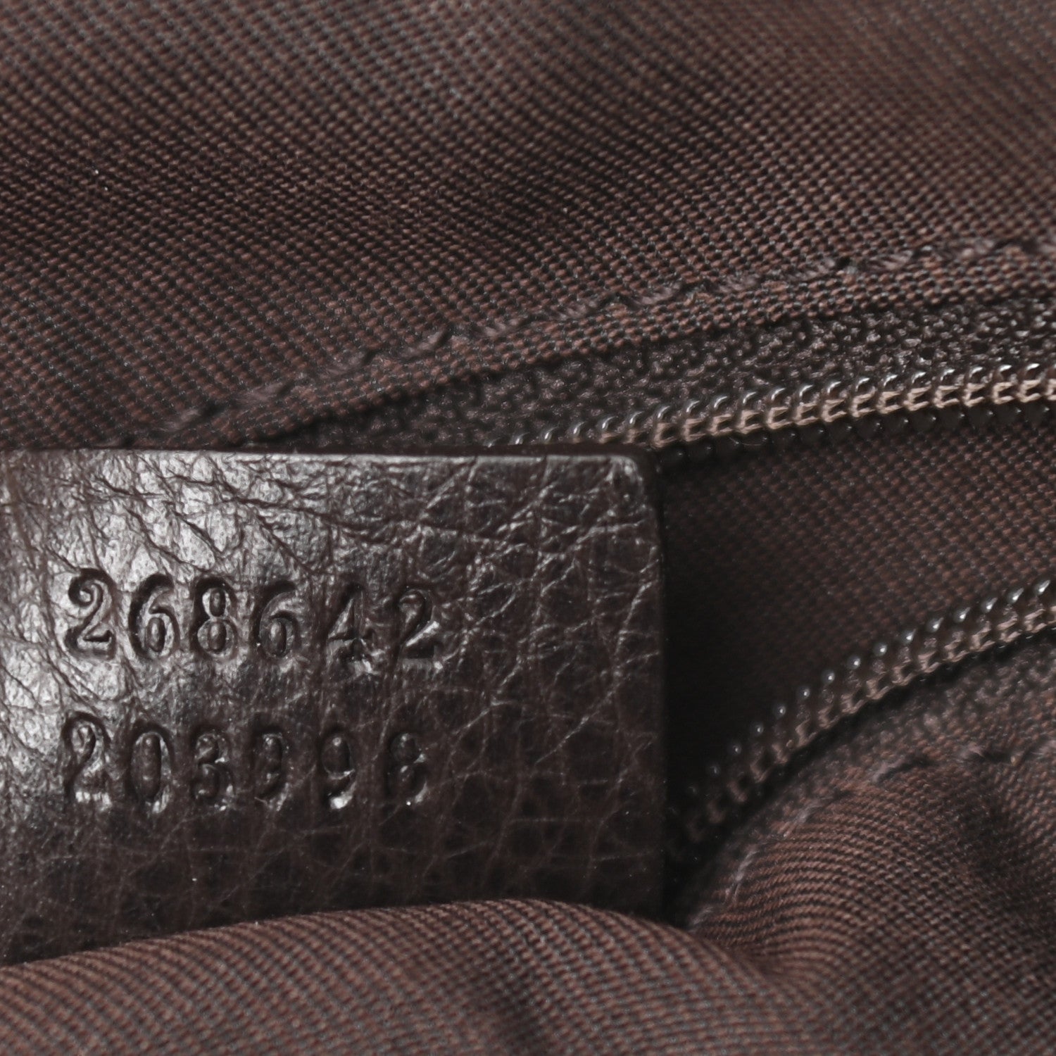 Gucci Denim Monogram Abbey Messenger Bag Dark Brown 6 of 10