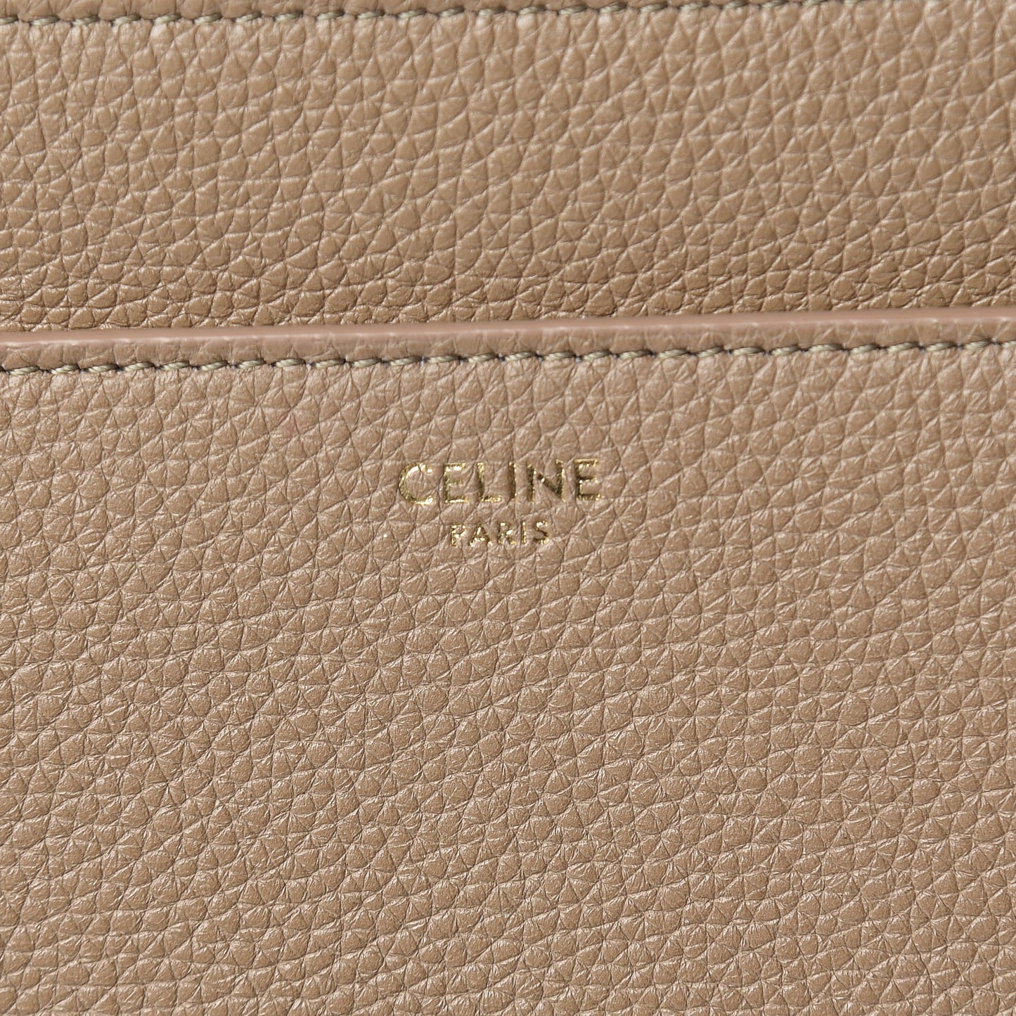 Grained Calfskin Classique 16 Top Handle Bag Beige
