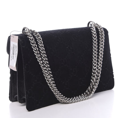 Gucci Velvet GG Monogram Small Dionysus Shoulder Bag Black 3 of 10