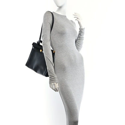 Hermes Toile H Berline Vache Hunter Herbag Zip PM 31 Ardoise Black Ecru 2 of 11
