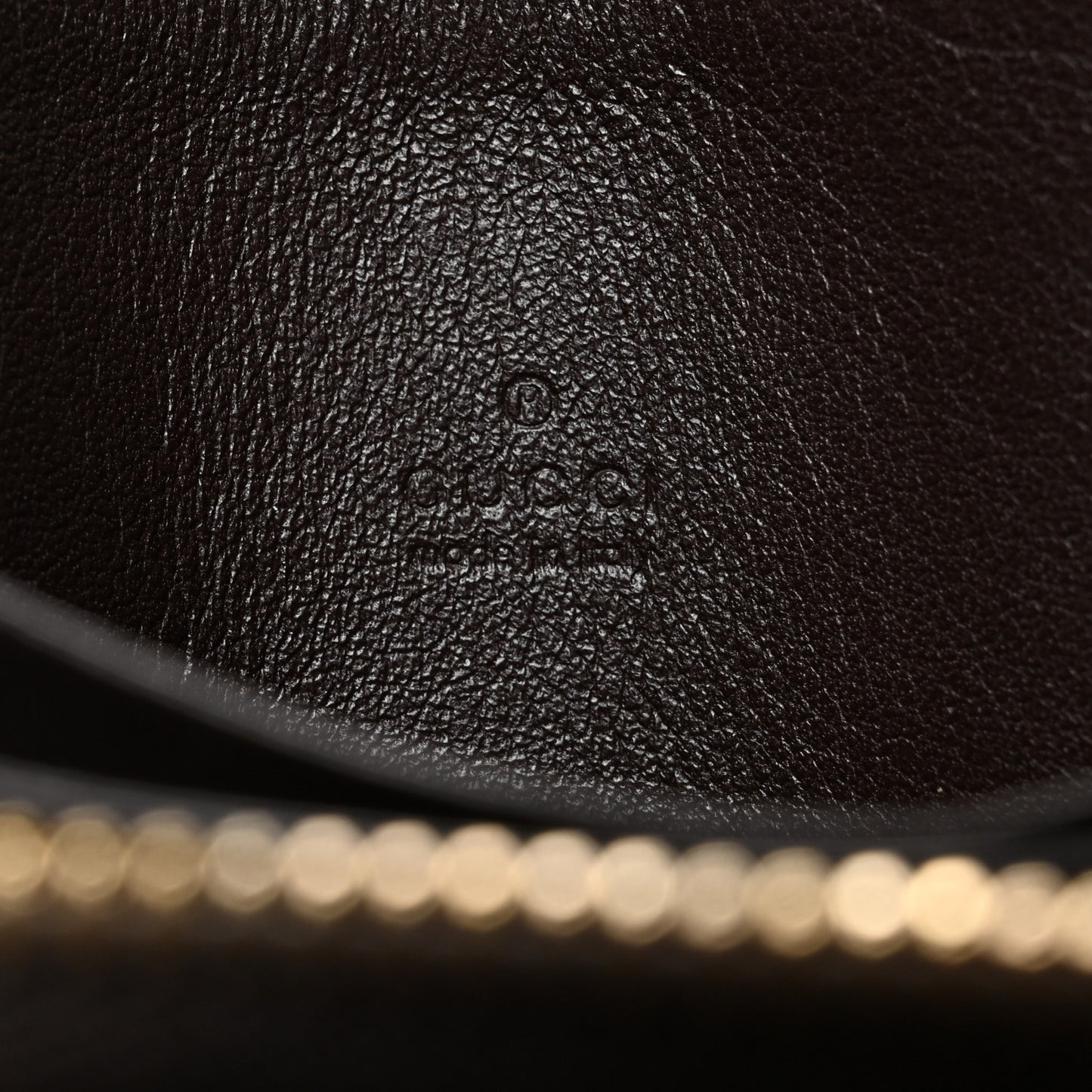 Monogram Zip Around Card Case Brown