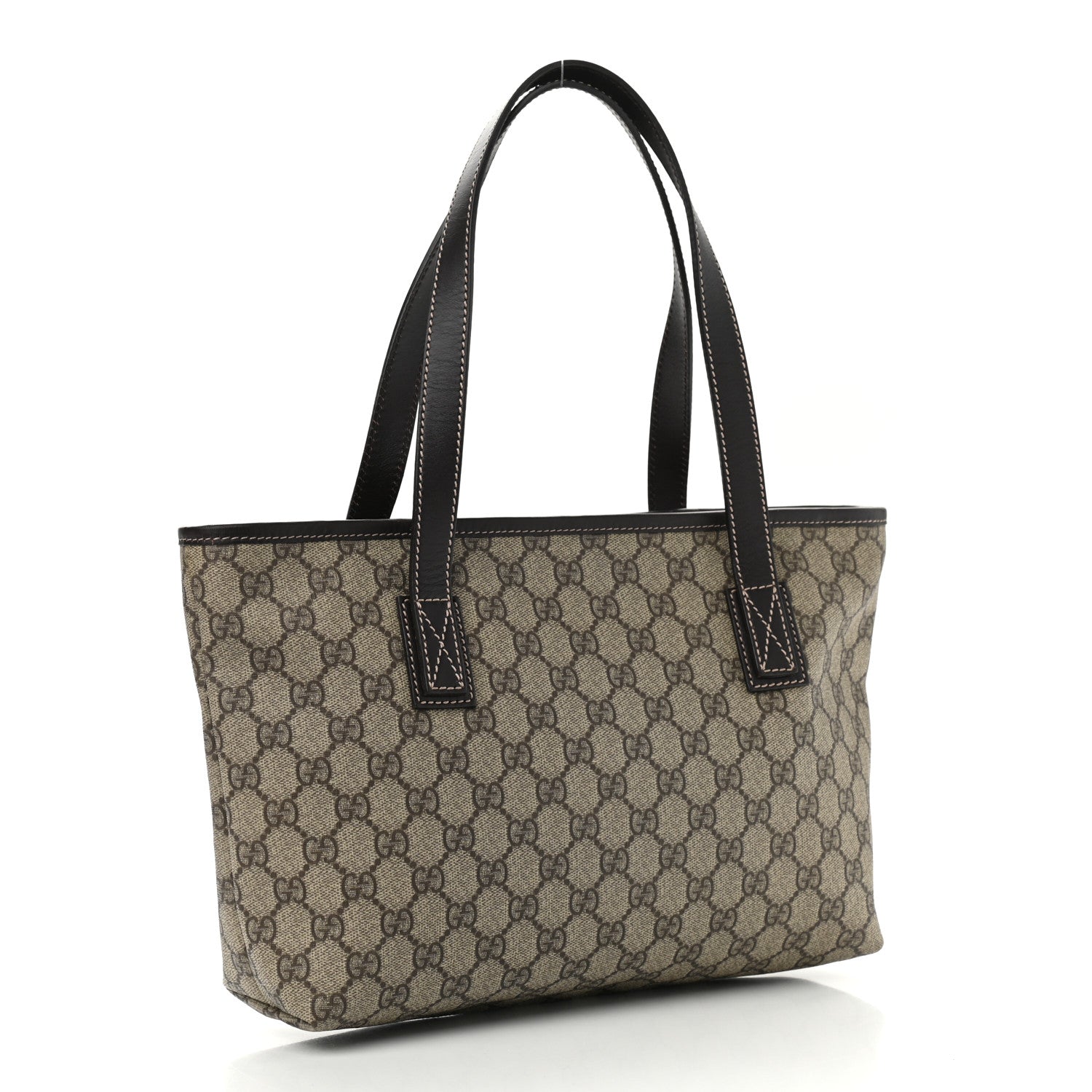 Gucci GG Supreme Monogram Small Joy Tote Dark Brown 3 of 10
