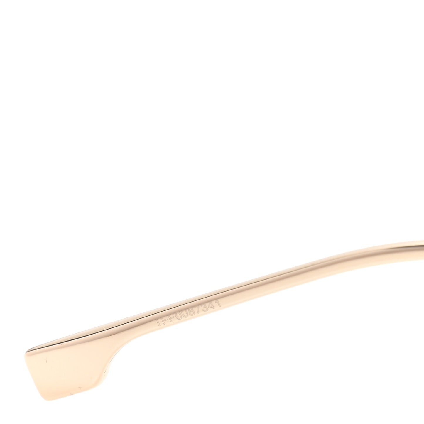 Metal Crystal Fendi First Oval Sunglasses FE4075US Gold Pink