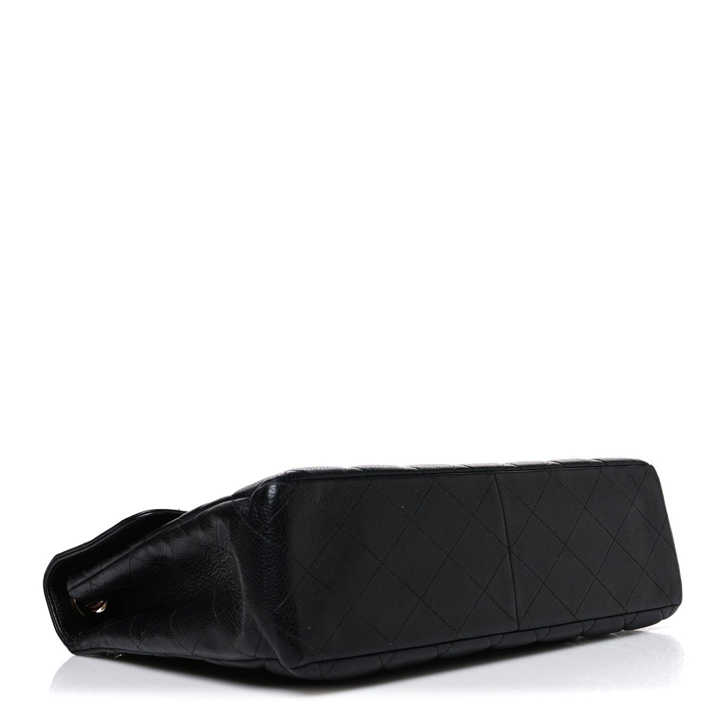 Caviar Jumbo Single Flap Black