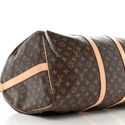 Louis Vuitton Monogram Keepall Bandouliere 55 8 of 10