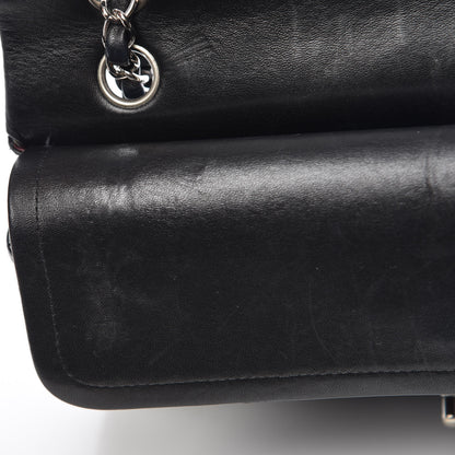 Chanel Lambskin Quilted Medium Double Flap Black 16 of 19