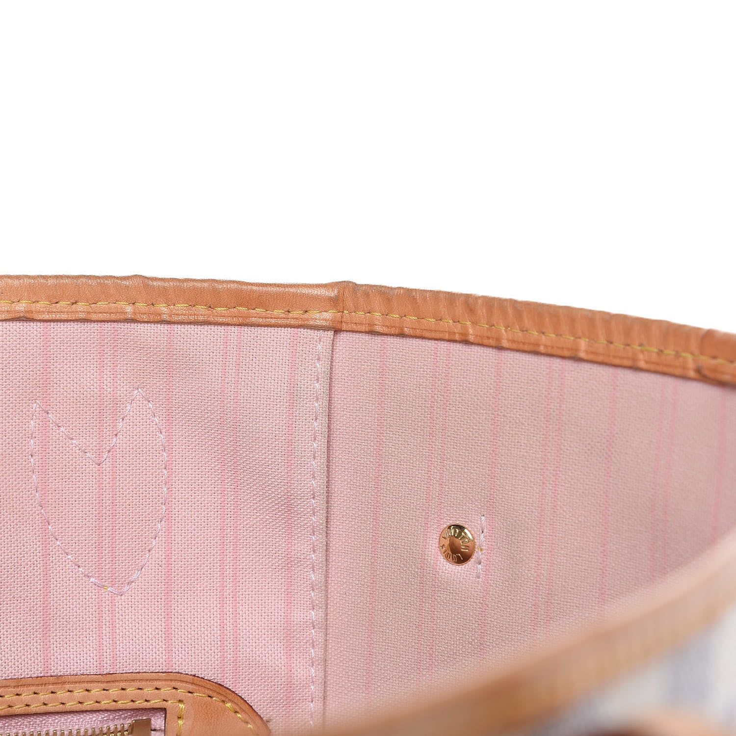 Louis Vuitton Damier Azur Neo Neverfull MM Rose Ballerine 21 of 21