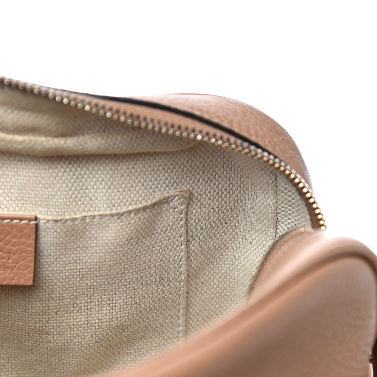 Pebbled Calfskin Small Soho Disco Bag Camelia
