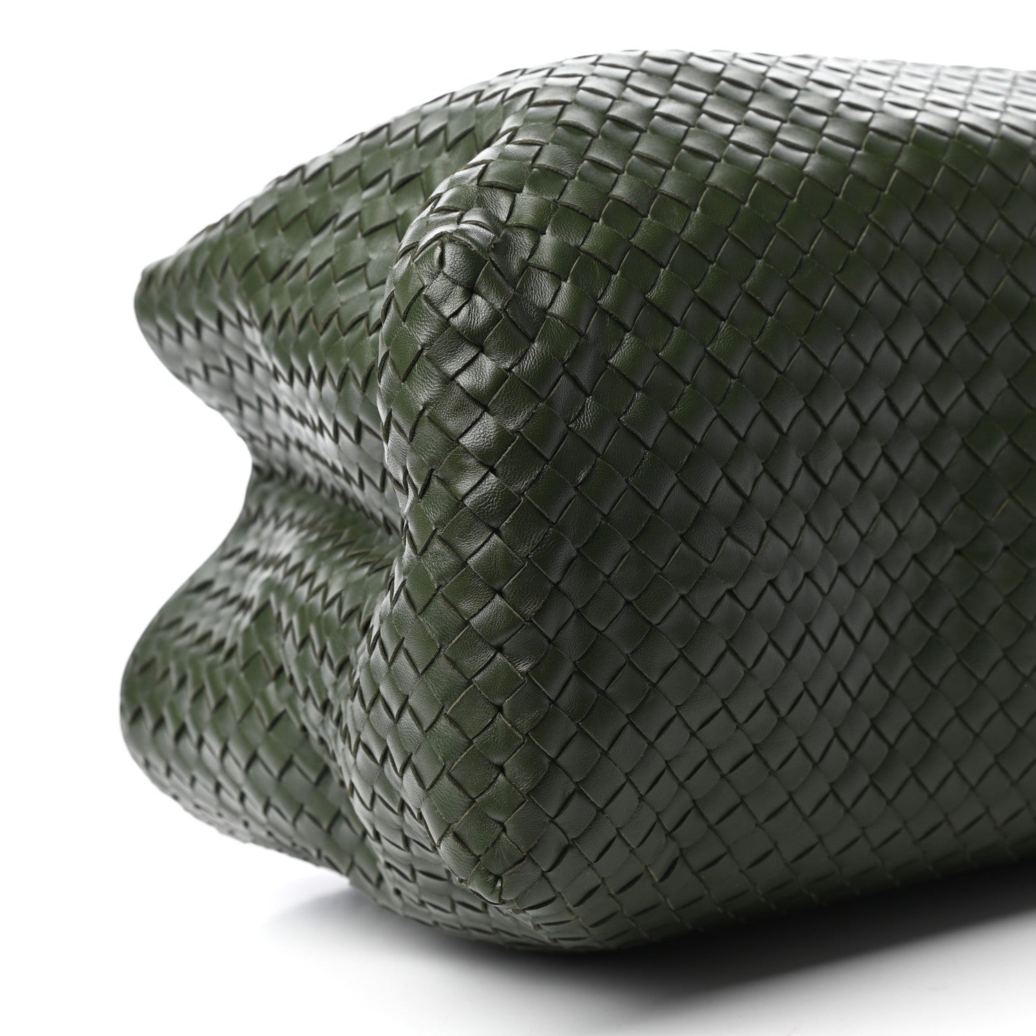 Bottega Veneta Nappa Intrecciato Large Classic Chain Strap Tote Green 8 of 9
