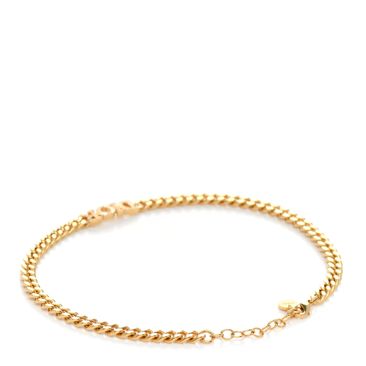 Christian Dior Metal Crystal Dio(r)evolution Choker Gold 3 of 4