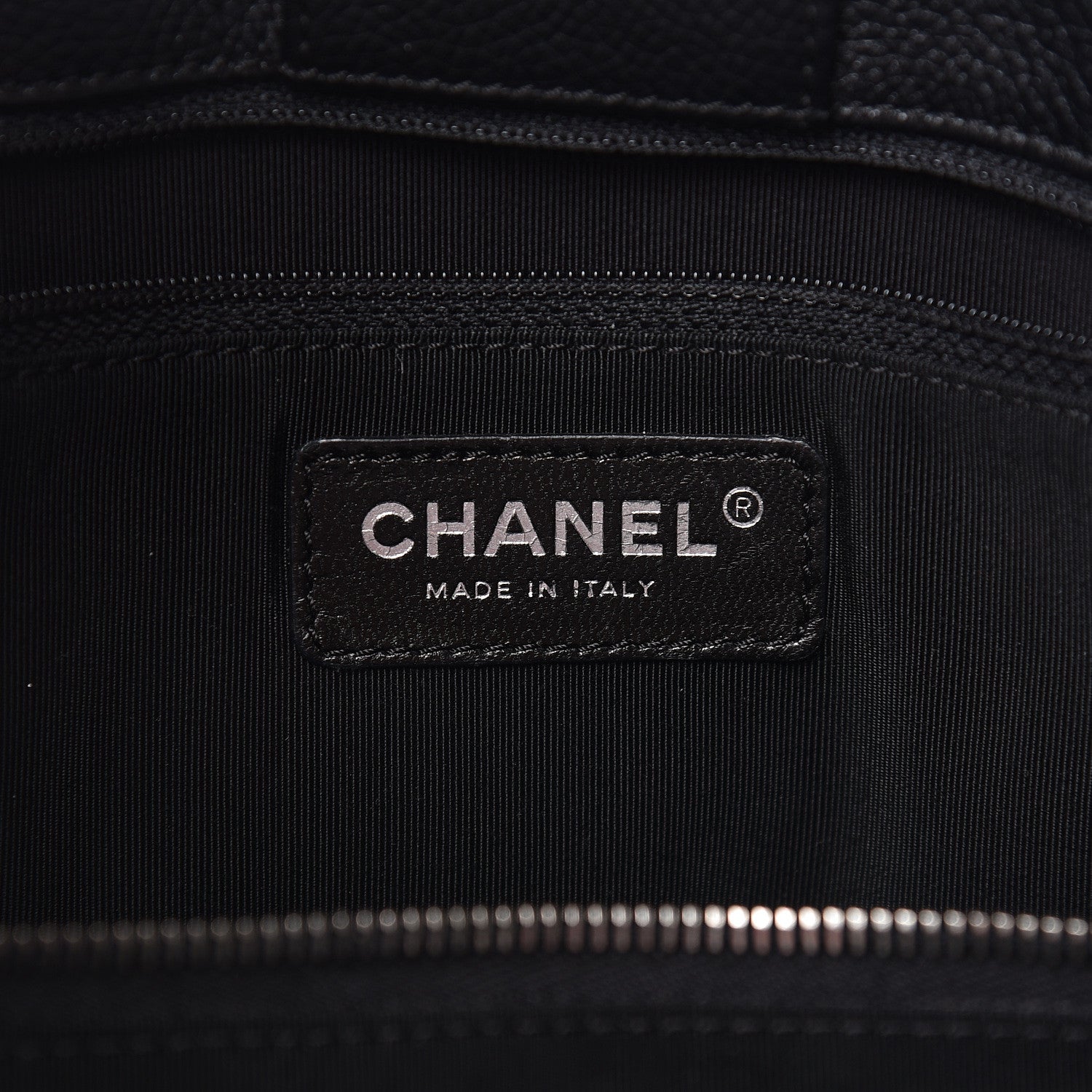 Chanel Calfskin Cerf Shopper Tote Black 6 of 10
