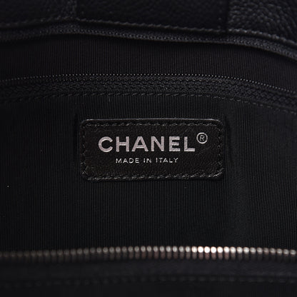 Chanel Calfskin Cerf Shopper Tote Black 6 of 10