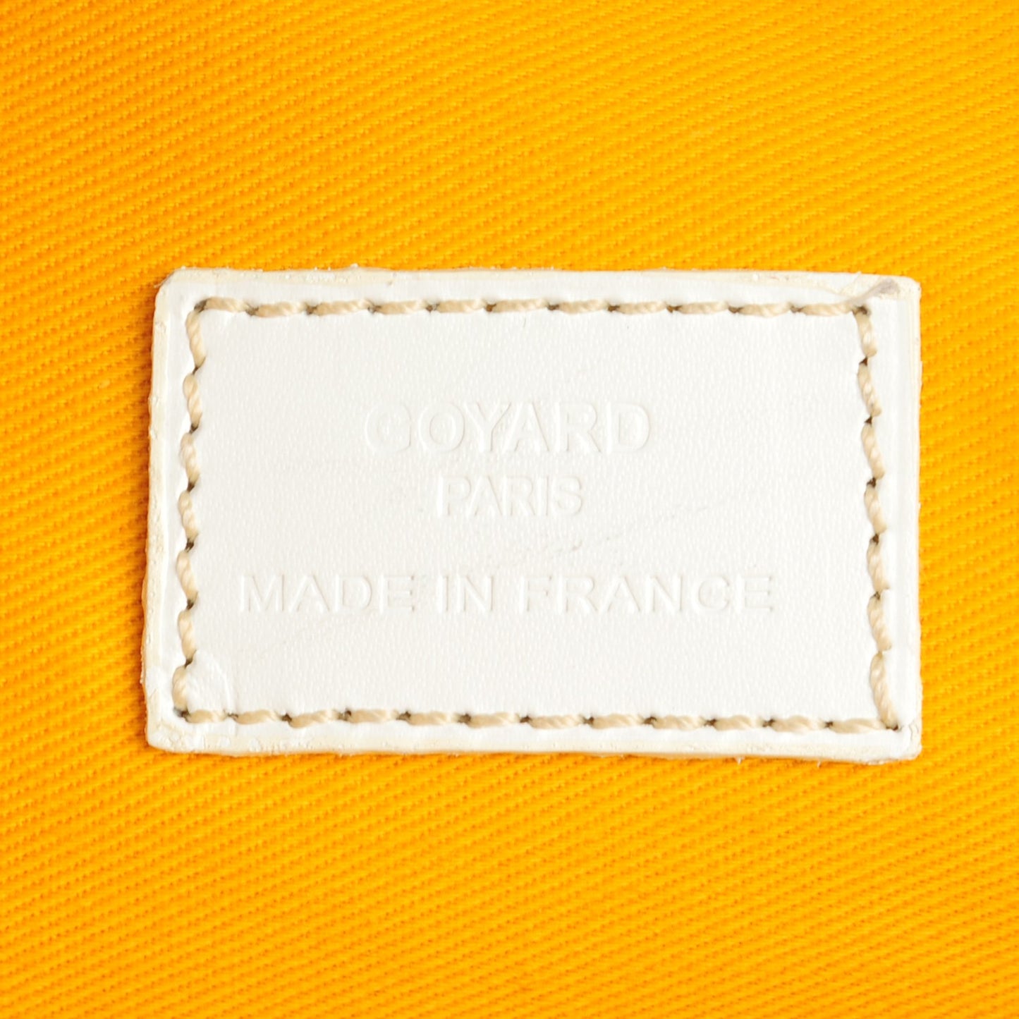 Goyardine Senat Pochette GM White