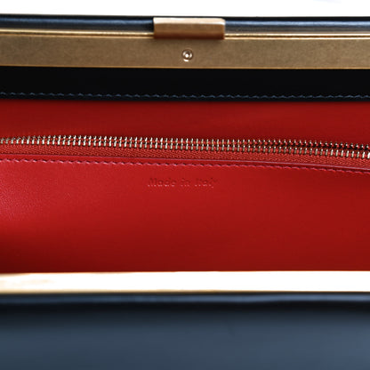 Celine Box Calfskin Medium Clasp Bag Black 7 of 10