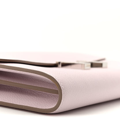 Hermes Evercolor Constance Wallet To Go Mauve Pale 19 of 23