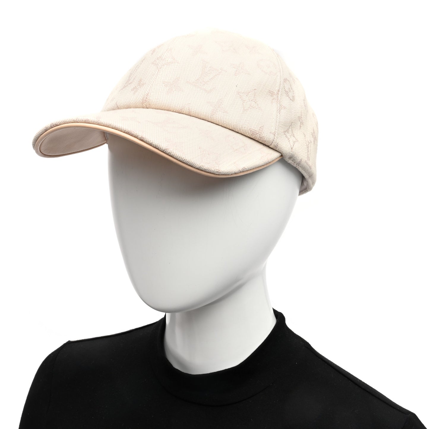 Cotton Monogram Essential Cap L Beige