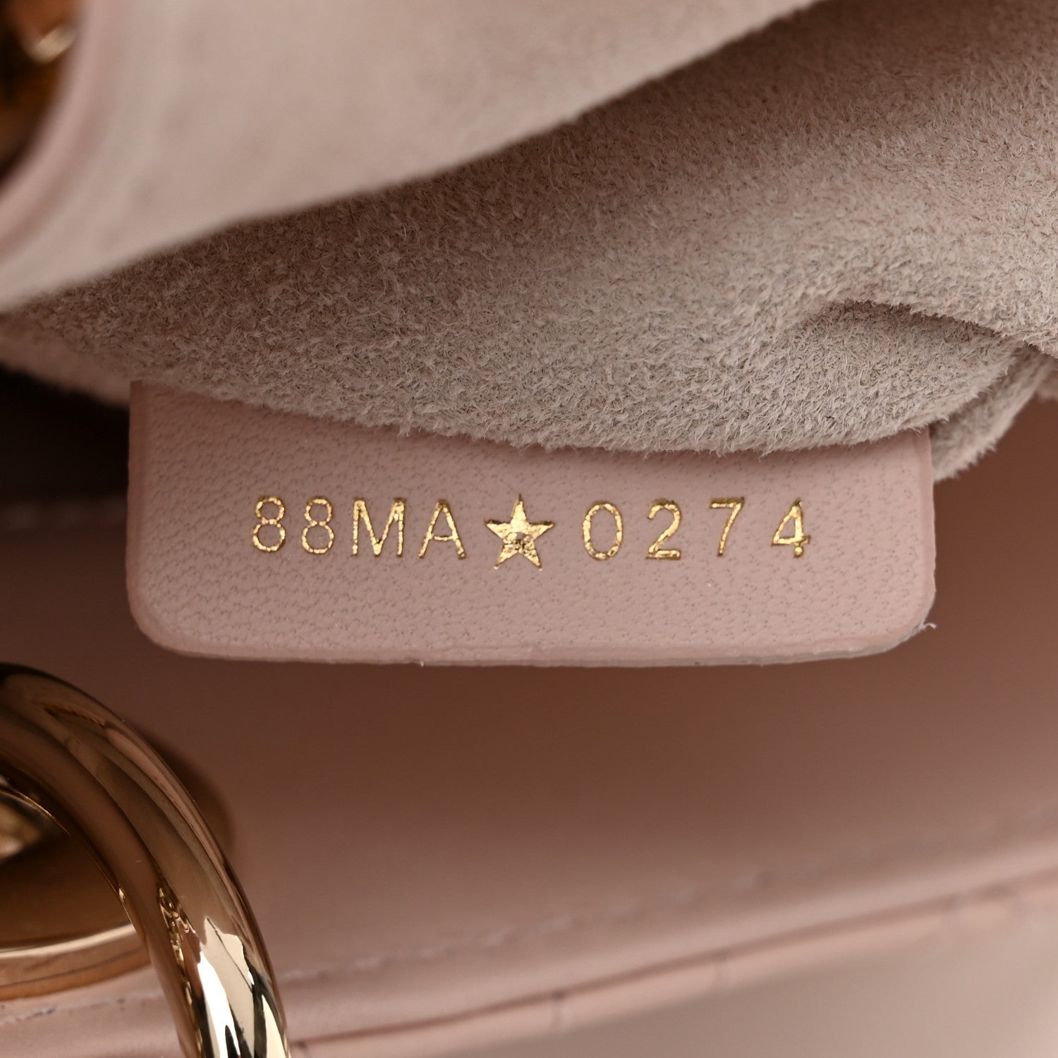 Christian Dior Lambskin Cannage Mini Lady Dior Powder Pink 7 of 10