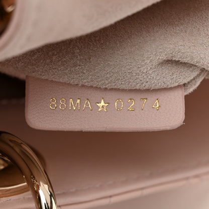 Christian Dior Lambskin Cannage Mini Lady Dior Powder Pink 7 of 10