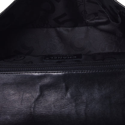 Chanel Lambskin Vertical Quilted Medium Single Flap Black 5 of 9