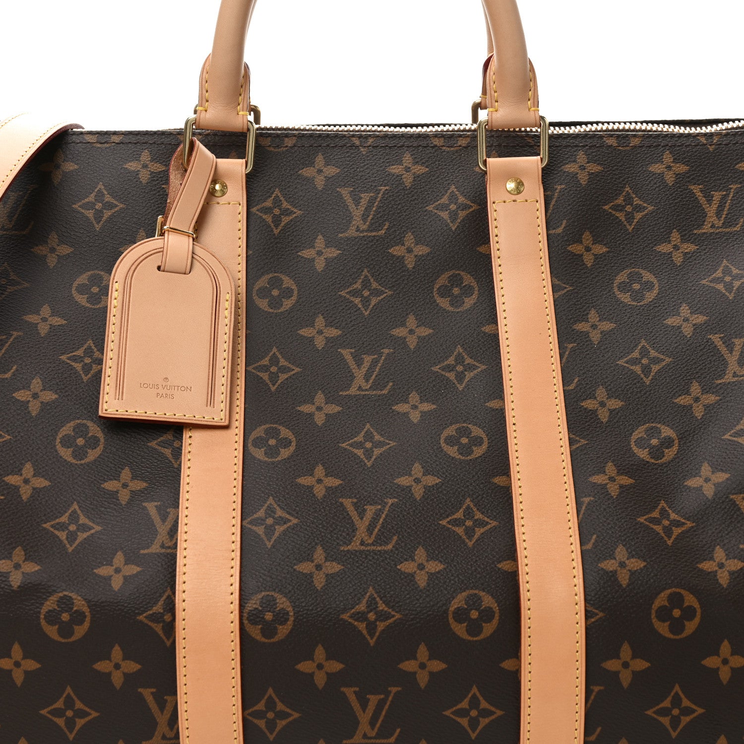 Louis Vuitton Monogram Keepall Bandouliere 55 8 of 10