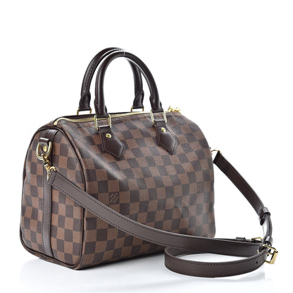 Louis Vuitton Damier Ebene Speedy Bandouliere 25 3 of 11