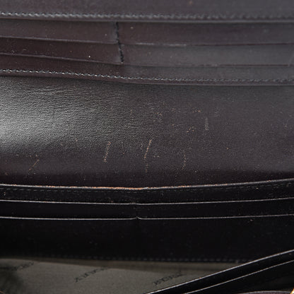 Burberry Grainy Calfskin Continental Wallet Dark Brown 8 of 17