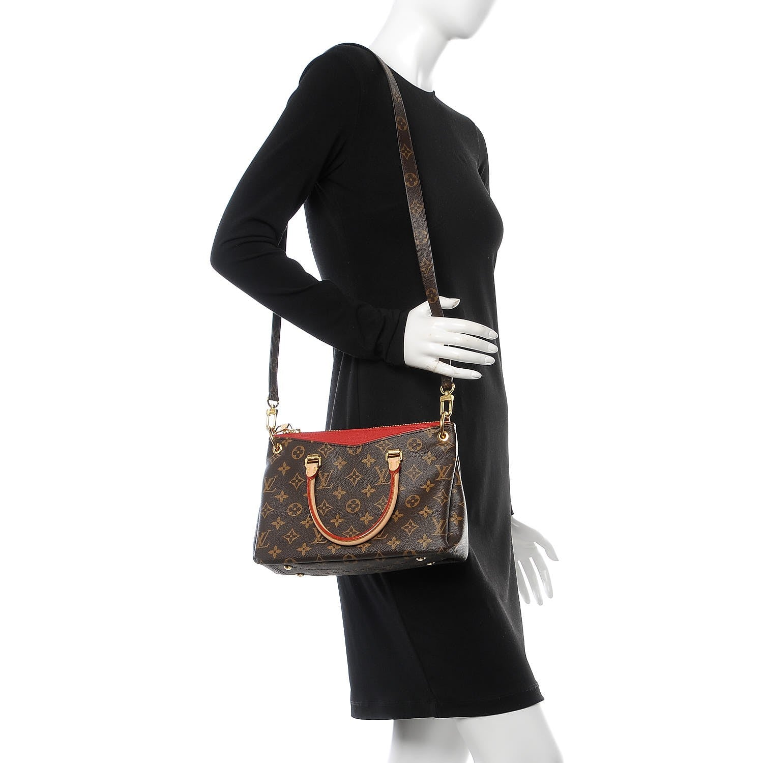 Louis Vuitton Monogram Pallas BB Cherry 2 of 7